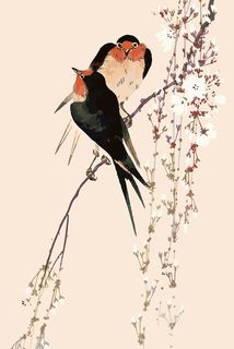 Картина по номерам Красиво Красим Японская гравюра Ласточки, 100 х 150 см