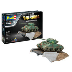 Сборная модель Revell 1/76 Диорама Британский танк - Sherman Firefly 03299