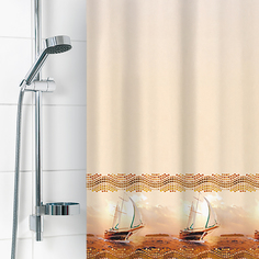 Штора для ванной комнаты 180х180см полиэстер 1579-1 Вилина