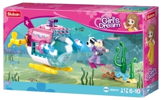 Конструктор Подводная лодка (117 деталей) SLUBAN