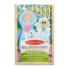 Деревянный пазл с магнитами Melissa & Doug Переодень Балерину 52 предметов