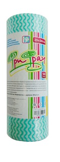 Салфетки из вискозы в рулоне ХОЗЯЮШКА, 50 шт (Цвет: Голубой ) No Brand