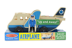 Melissa&Doug Деревянный аэроплан с фигурками и багажом 9394_md