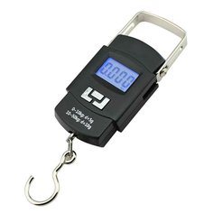 Весы ручные электронные (безмен) до 50 кг WH-A08 черные Aoshen