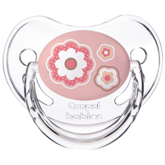 Пустышка анатомическая Canpol Newborn baby силикон 0-6 мес. арт. 22/565 цвет розовый