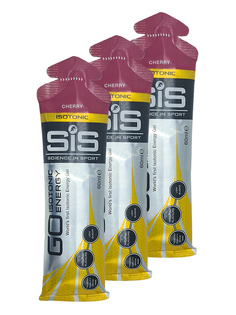 Изотонический гель SiS Go Isotonic Energy, 3 x 60 мл, cherry