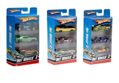 Набор пластиковых машинок Hot Wheels® (упаковка из 3-х) K5904 FJM25 Mattel