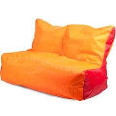 Внешний чехол Кресло-мешок диван 120x85x160, Оксфорд Оранжевый и красный ПуффБери