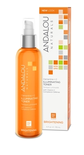 Тоник Andalou Naturals ,для восстановления цвета кожи «Клементин + витамины»