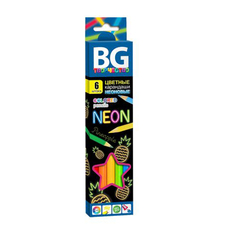 Карандаши цветные "Neon", 6 цветов BG®