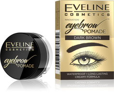 Помада для бровей Eveline Eyebrow Pomade тон dark brown/темно-кор.