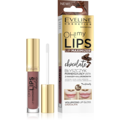 Блеск Eveline для увеличения объема губ Oh my Lips-Lip Maximizer Шоколад, 4,5мл