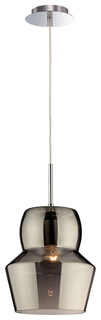 Светильник подвесной Zeno SP1 D22 макс.60Вт Е27 Хром/Дымчатое 088938 Ideal Lux