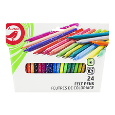 Фломастеры Auchan 24 цветов