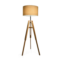 Торшер Ideal Lux Klimt PT1 H161 макс.60Вт Е27 IP20 230В Дерево/ПВХ/Ткань Выкл. 137827