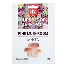 Маска тканевая для лица Vo7 SuperFood Pine Mushroom с экстрактом грибов мацутакэ 25 г