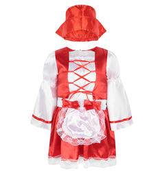 Карнавальный костюм Карнавалия цв.красный; белый ,р.122