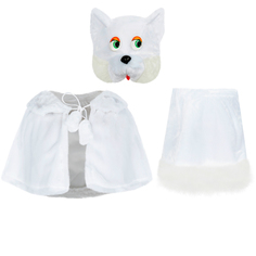 Карнавальный костюм Карнавалия цв.белый ,р.122