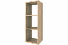 Стеллаж Евродизайн 3 секции Сонома, Дерево/ЛДСП