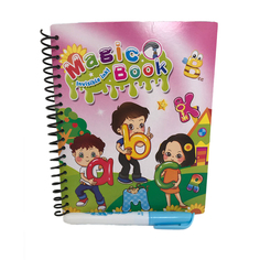 Многоразовая водная раскраска Magic Book Веселые буквы, водный маркер в комплекте Wellywell