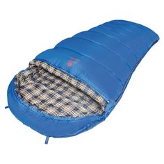 Спальный мешок-одеяло Mega BTrace (Серый/Синий, Левый)