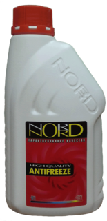 Антифриз NORD High Quality Antifreeze готовый -40C красный 1 кг NR 20225