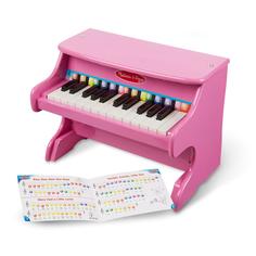 Пианино учимся играть цв. розовый Melissa Doug 1931M