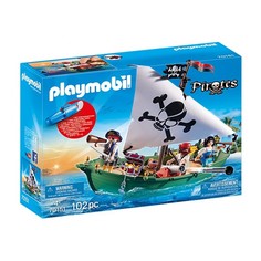 Конструктор Playmobil Пиратский корабль с мотором 70151