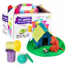GENIO KIDS-ART Набор для детской лепки Тесто-пластилин, 24 баночки TA1097
