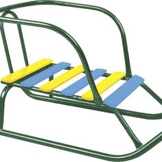 Детские санки Nika Kids Ветерок 5+, зеленый