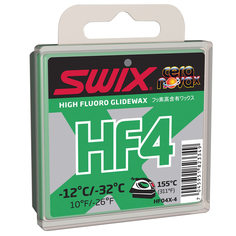Парафин Swix HF4 X -12C/ -32C, зеленый, 40 гр.