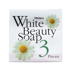 Отбеливающее мыло Mistine White Beauty Soap с козьим молоком 3шт*70г