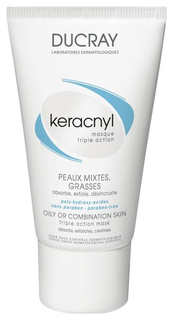 Маска для лица Ducray Keracnyl Masque Triple Action 40 мл