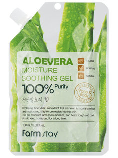 Гель для лица и тела FarmStay Aloe Vera Moisture Soothing Gel 100мл