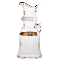 Кувшин для воды 1,5 л Crystalite Bohemia "Джесси Матовое золото 43373" 001195