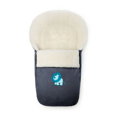 Спальный мешок в коляску Womar №S77 Exlusive Lion Melange fabric Графитовый