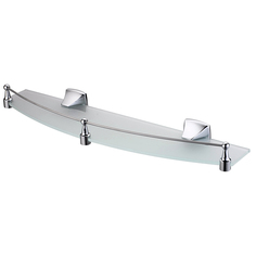 WasserKRAFT Wern K-2544 Полка стеклянная с бортиком
