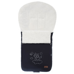 Конверт зимний меховой Nuovita Islanda Bianco Nero, Черный