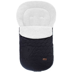 Конверт зимний меховой Nuovita Polare Bianco Nero, Черный