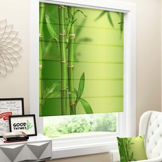 Римские шторы Олимп Текстиль Нежный бамбук 60x170