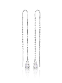 Серьги из серебра с фианитом SKAZKA Natali Romanovoi 45666