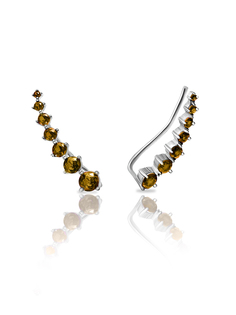 Серьги из серебра с фианитом SKAZKA Natali Romanovoi 52470