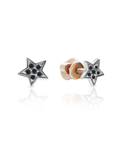 Серьги из серебра с фианитом SKAZKA Natali Romanovoi 52556