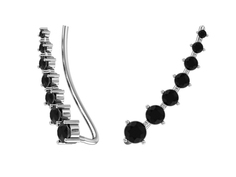 Серьги из серебра с фианитом SKAZKA Natali Romanovoi 51286