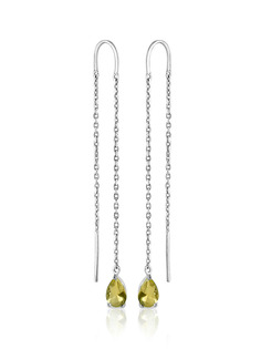 Серьги из серебра с фианитом SKAZKA Natali Romanovoi 51730