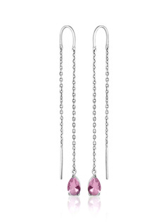 Серьги из серебра с фианитом SKAZKA Natali Romanovoi 52473
