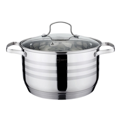 Кастрюля RS\CS 2119-18/2,9 л/ дно 7-ми шаговое/ Rainstahl