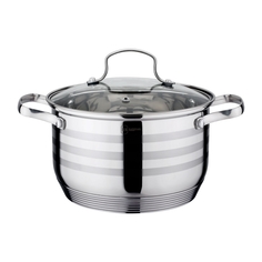 Кастрюля RS\CS 2119-16/2,1 л/ дно 7-ми шаговое/ Rainstahl