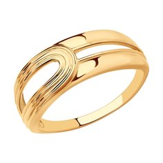 Кольцо из красного золота р.16 SOKOLOV 018856