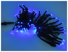 Новогодняя электрическая гирлянда Beauty Led LL75ABL-1-2B 10 м синий Laitcom